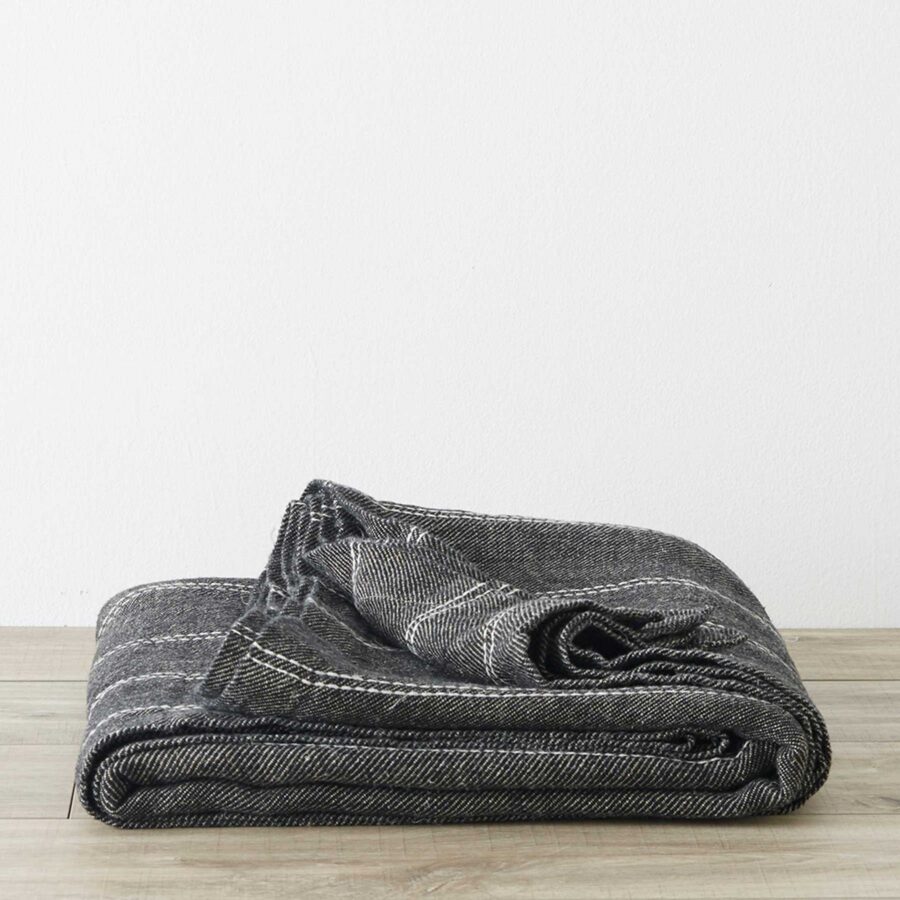 Heavyweight Linen Bedcover in Rafa