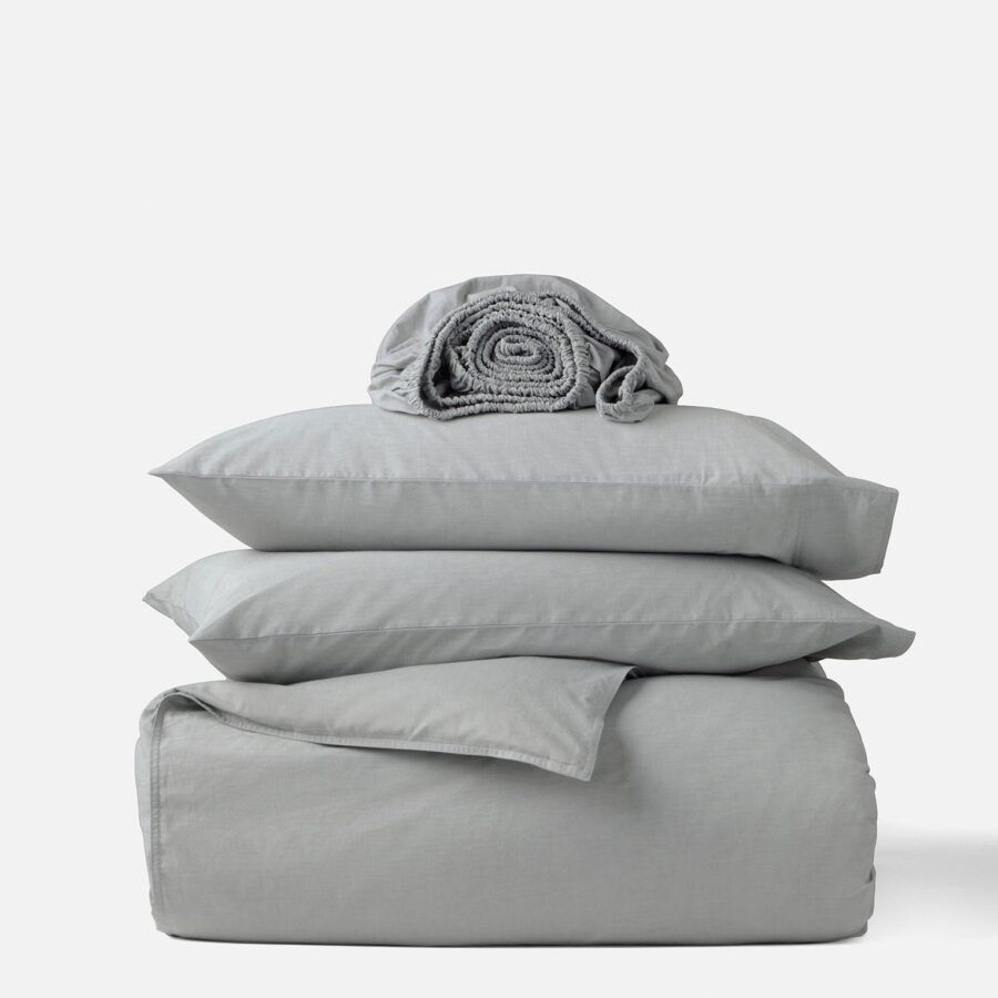 Crinkled Percale Bedding Bundle for Everyday Comfort