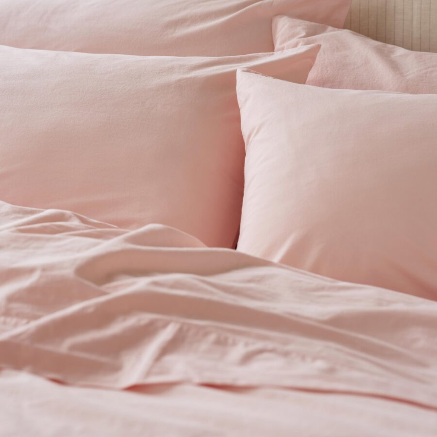 Pink Cotton Pillowcase Pair Collection