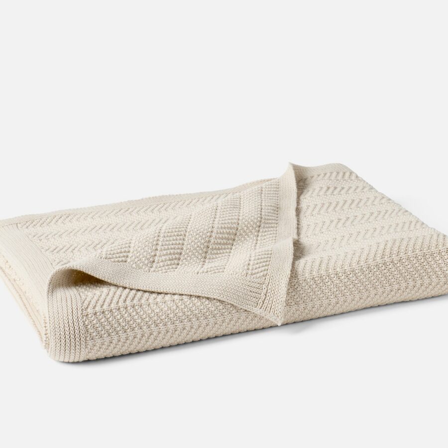 Sand Knitted Textile Throw Blanket for Everyday Comfort